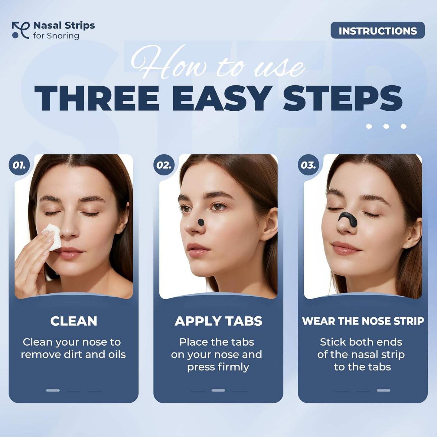 Magnetic Nasal Strip for Breathing