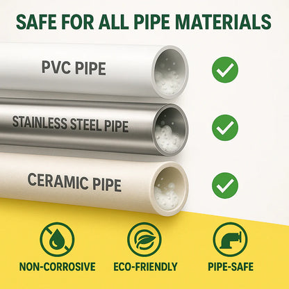 ✨Lemon Blast Yellow Bubble Tablets – Odor Eliminator + Blockage Remover🤩