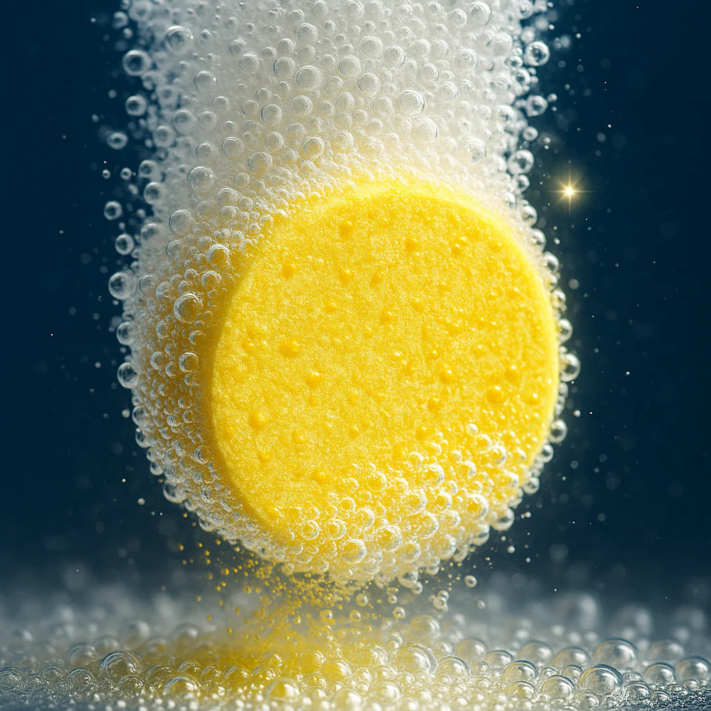 ✨Lemon Blast Yellow Bubble Tablets – Odor Eliminator + Blockage Remover🤩