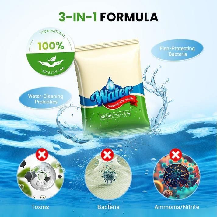 Premium Pond Care Powder | Water Clarifier & Algae Control 🐟